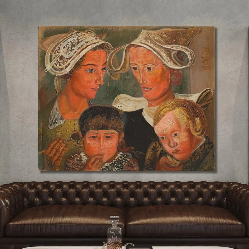 Two Mothers Boris Grigoriev