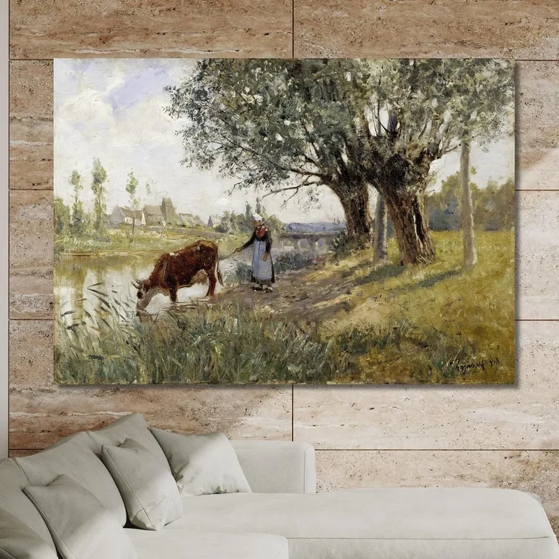 Campo Cerca De Grez-Sur-Loing Camille Pissarro