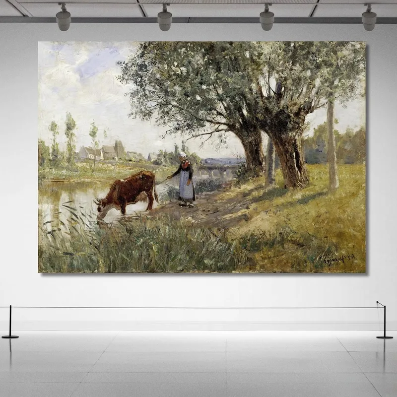 Campo Cerca De Grez-Sur-Loing Camille Pissarro