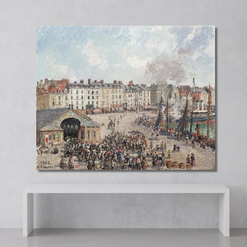 Fischmarkt 1902 Camille Pissarro