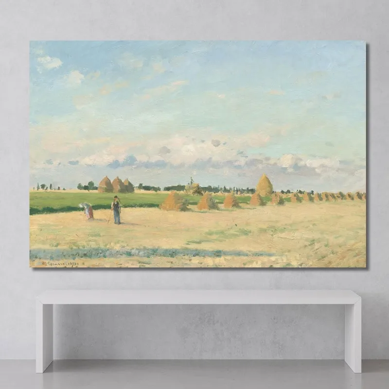 Paesaggio Ile-De-France 1873 Camille Pissarro