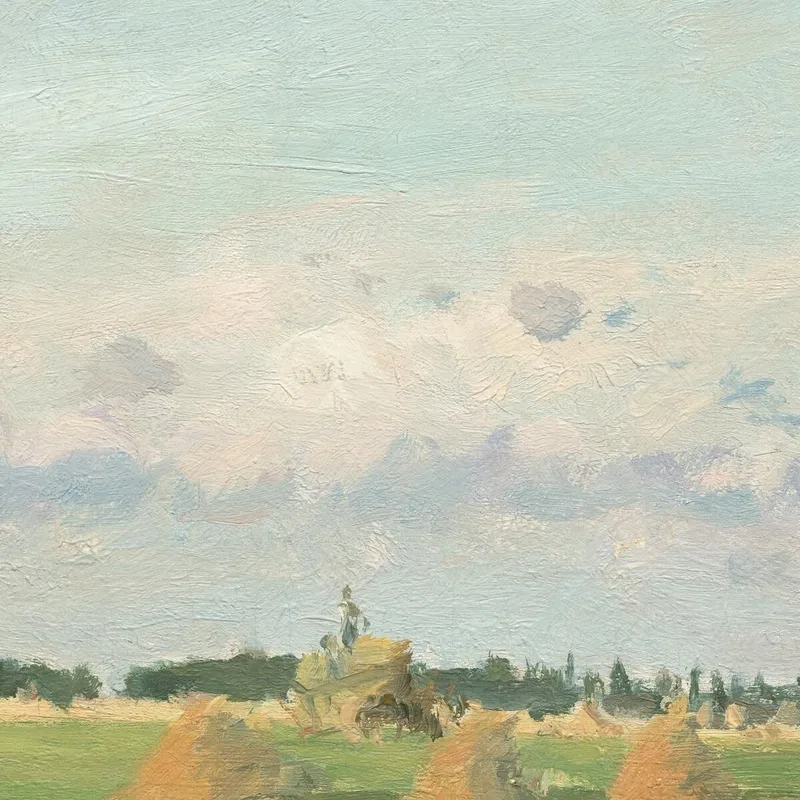 Paesaggio Ile-De-France 1873 Camille Pissarro