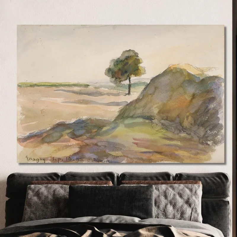 Paesaggio Eragny Camille Pissarro