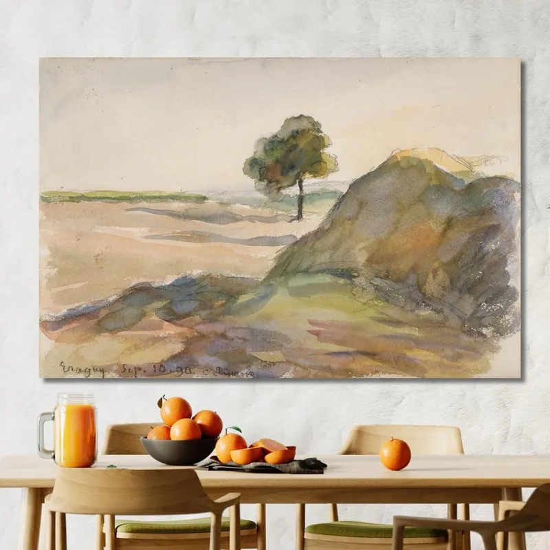 Paesaggio Eragny Camille Pissarro
