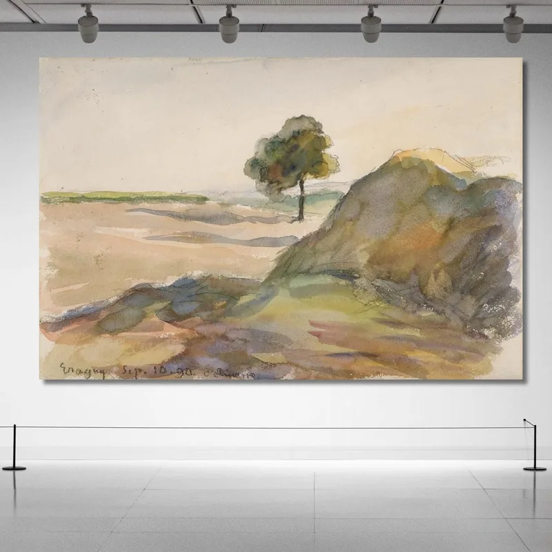 Paesaggio Eragny Camille Pissarro
