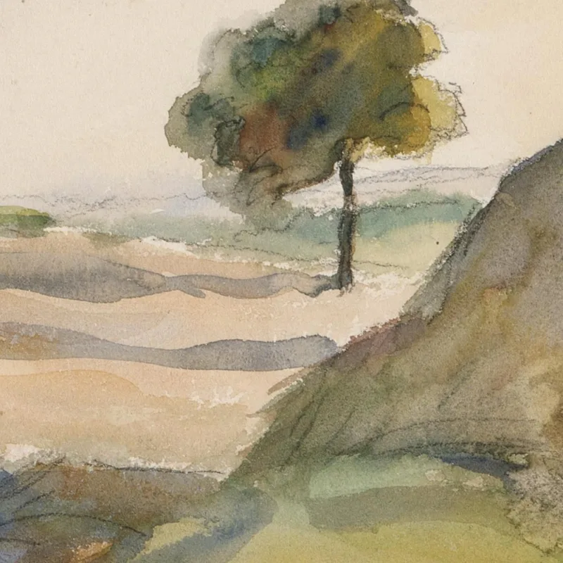 Paesaggio Eragny Camille Pissarro