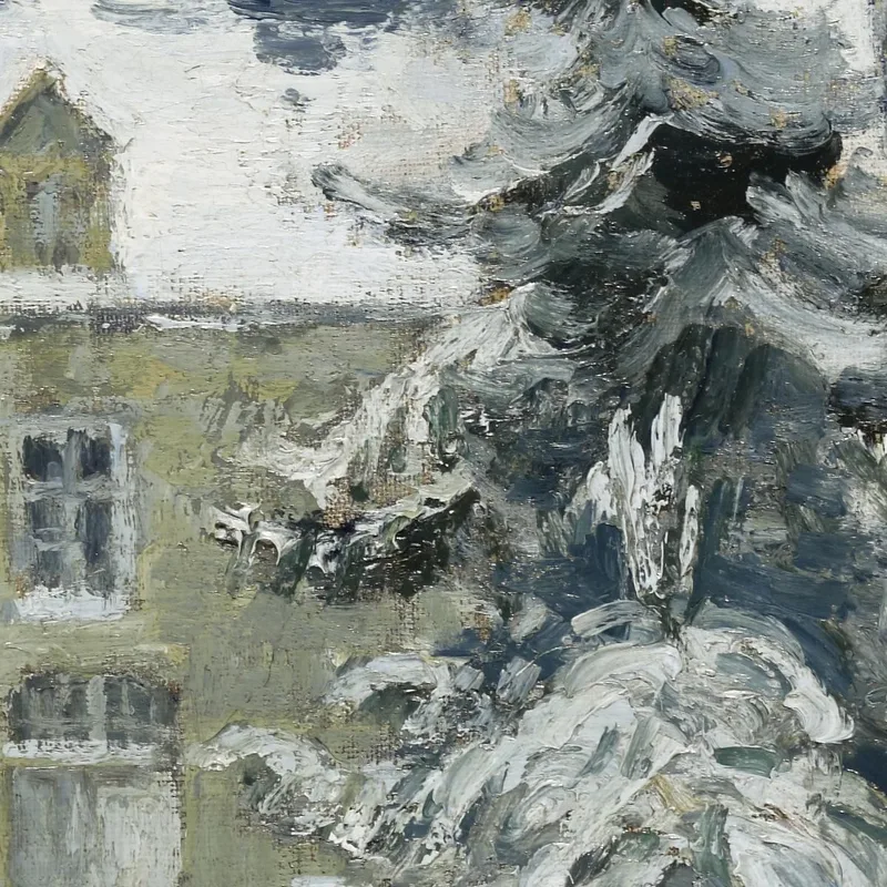 Piettes Haus In Montfoucault 1874 Camille Pissarro