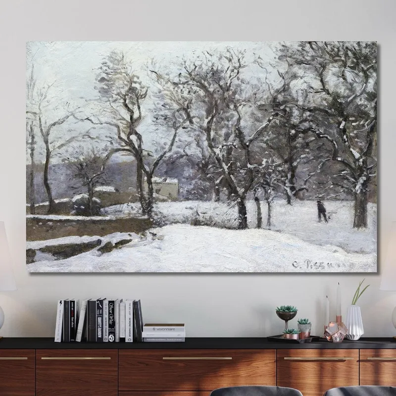 Neve A Louveciennes Intorno Al 1870 Camille Pissarro