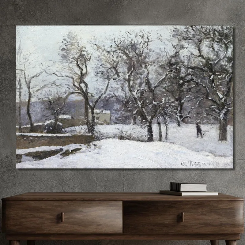 Neve A Louveciennes Intorno Al 1870 Camille Pissarro