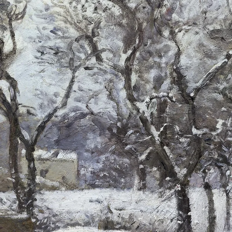Neve A Louveciennes Intorno Al 1870 Camille Pissarro
