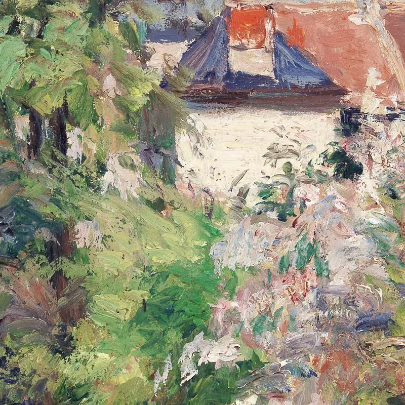 Il Giardino Al Sole Pontoise 1876 Camille Pissarro