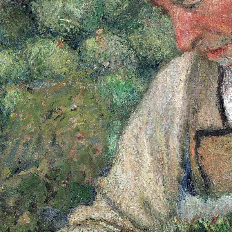 Il Giardiniere - Vecchio Contadino Con Cavolo 1883-1895 Camille Pissarro