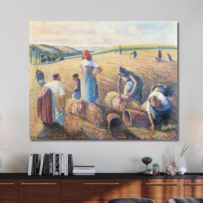 Los Espigadores 1889 Camille Pissarro