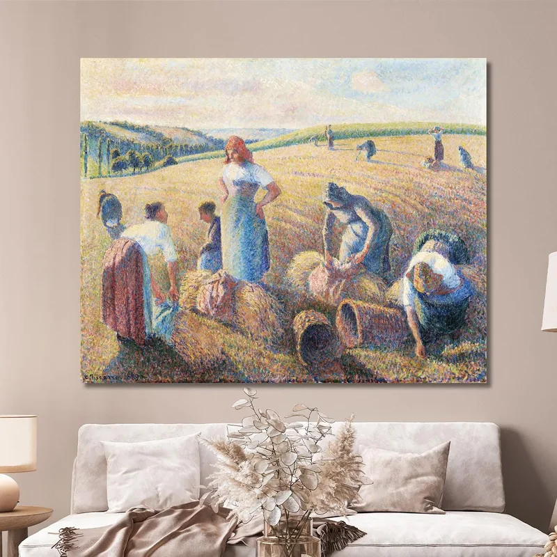 Los Espigadores 1889 Camille Pissarro