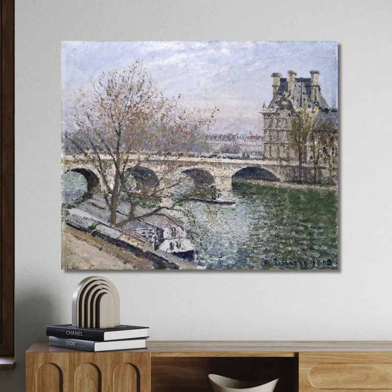 The Pont Royal And The Pavillon De Flore 1903 Camille Pissarro
