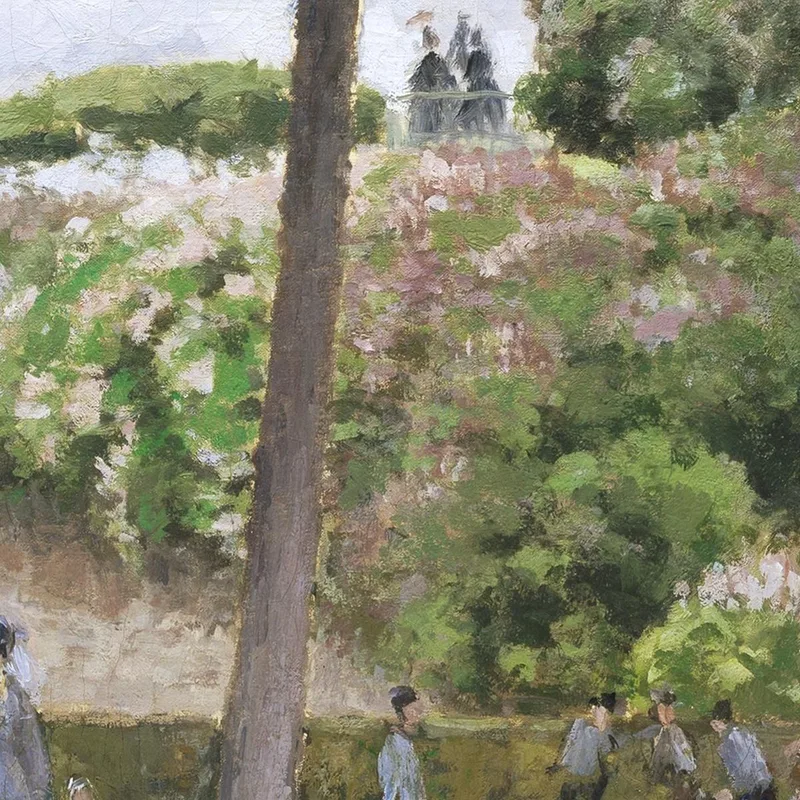 The Public Garden At Pontoise 1874 Camille Pissarro