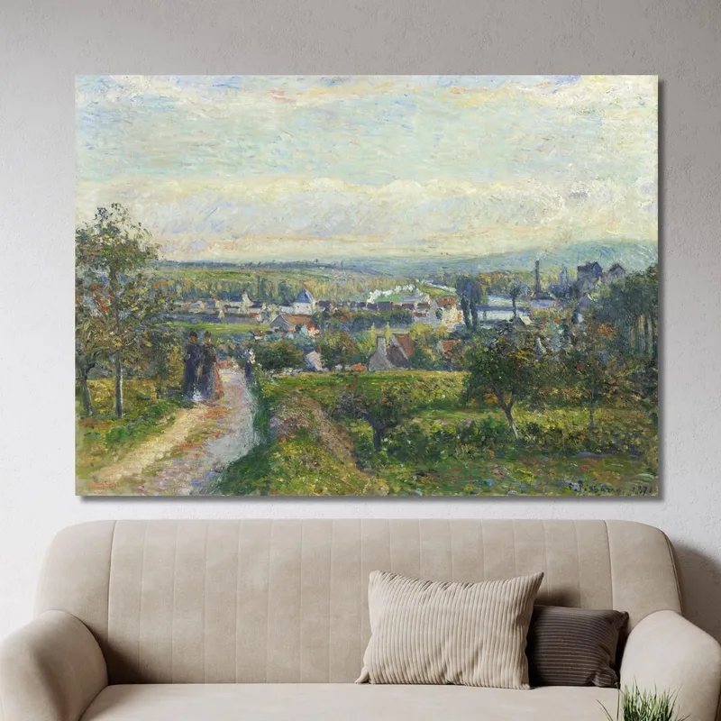 Veduta Di Saint-Ouen-Laumône Intorno Al 1876 Camille Pissarro