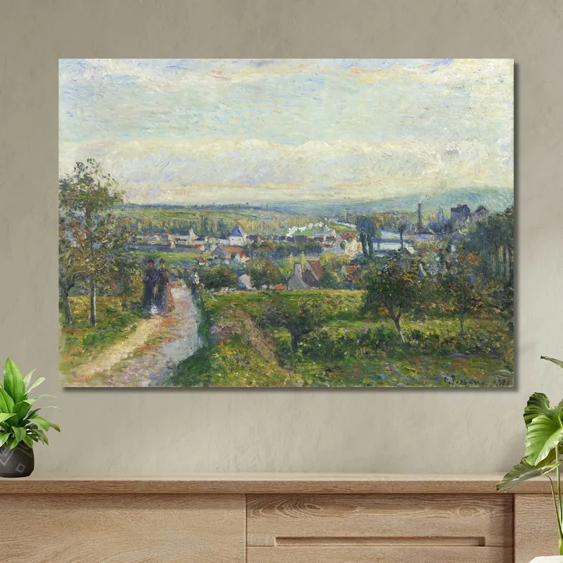 Veduta Di Saint-Ouen-Laumône Intorno Al 1876 Camille Pissarro