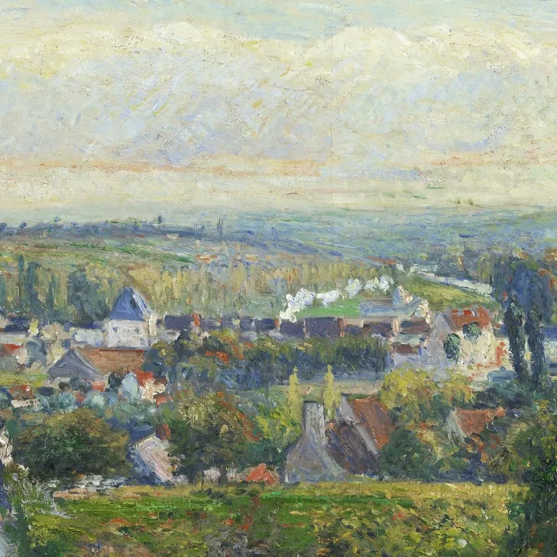 Veduta Di Saint-Ouen-Laumône Intorno Al 1876 Camille Pissarro