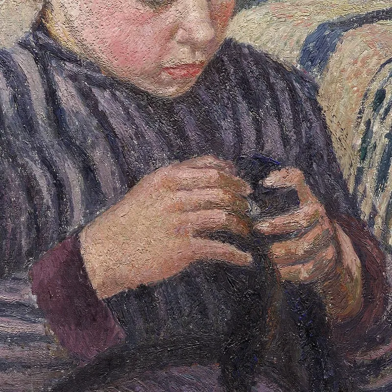 Woman Mending 1895 Camille Pissarro