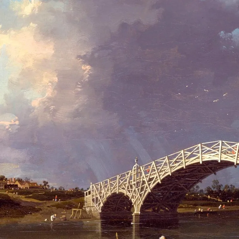Une Vue Du Pont Walton Canaletto