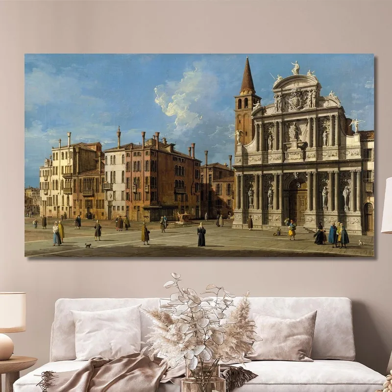 Campo Santa María Zobenigo Venecia 2 Canaletto