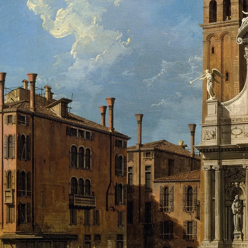 Campo Santa María Zobenigo Venecia 2 Canaletto