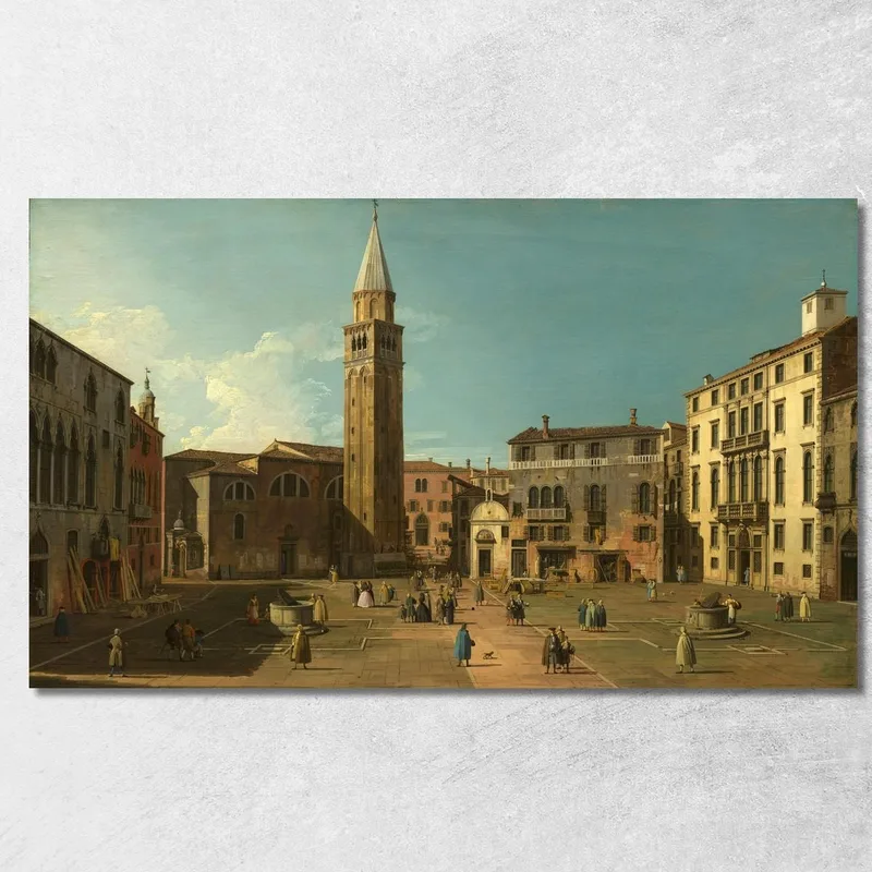 Campo Sant Angelo Venice Canaletto quadro stampa su tela