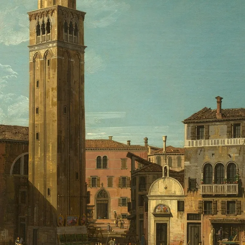 Campo Sant Angelo Venedig Canaletto