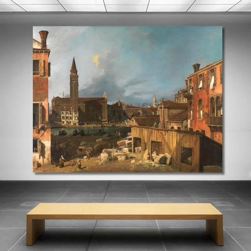 Der Hof Des Steinmetzes Canaletto