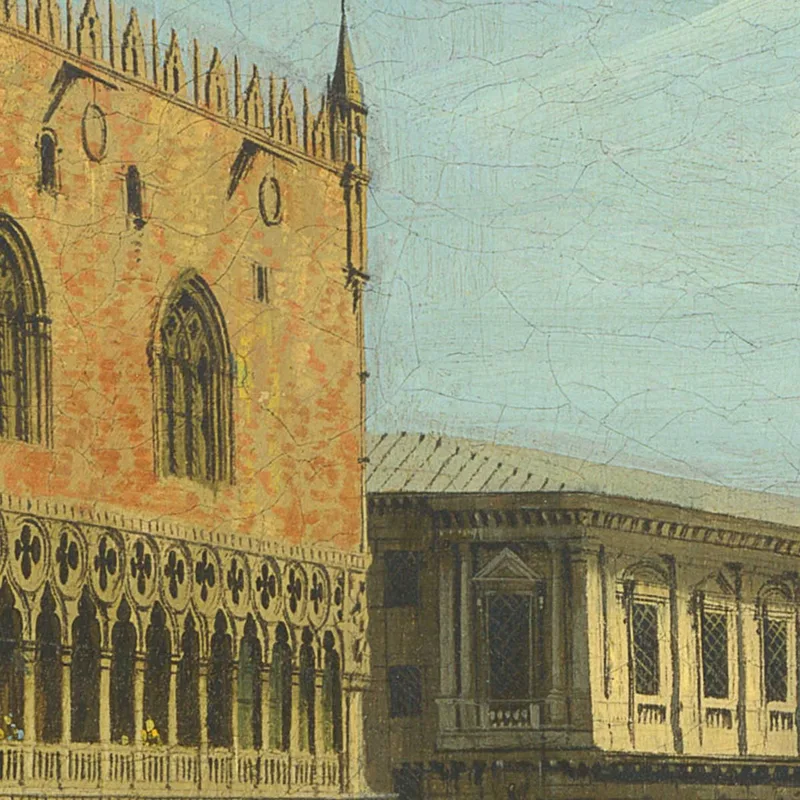 The Doge'S Palace And The Riva Degli Schiavoni Canaletto