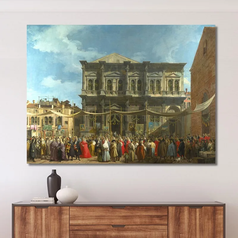 La Festa Di San Rocco Canaletto