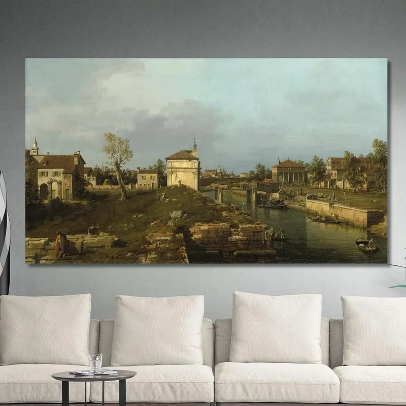 The Porta Portello Padua Canaletto