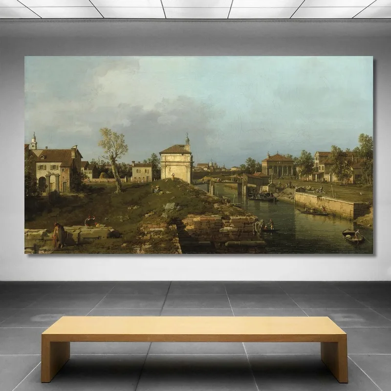The Porta Portello Padua Canaletto
