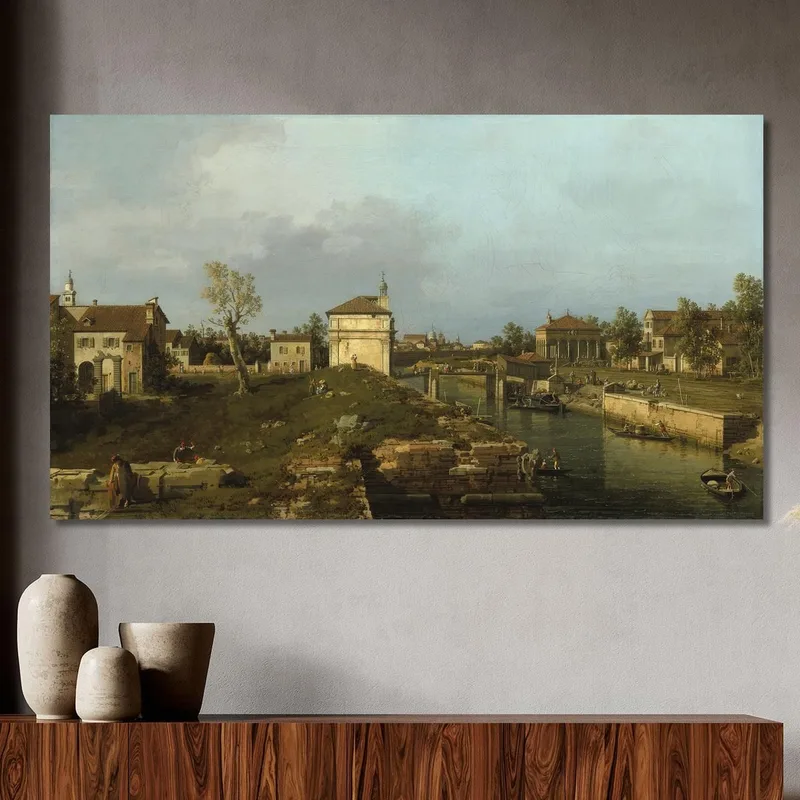 The Porta Portello Padua Canaletto