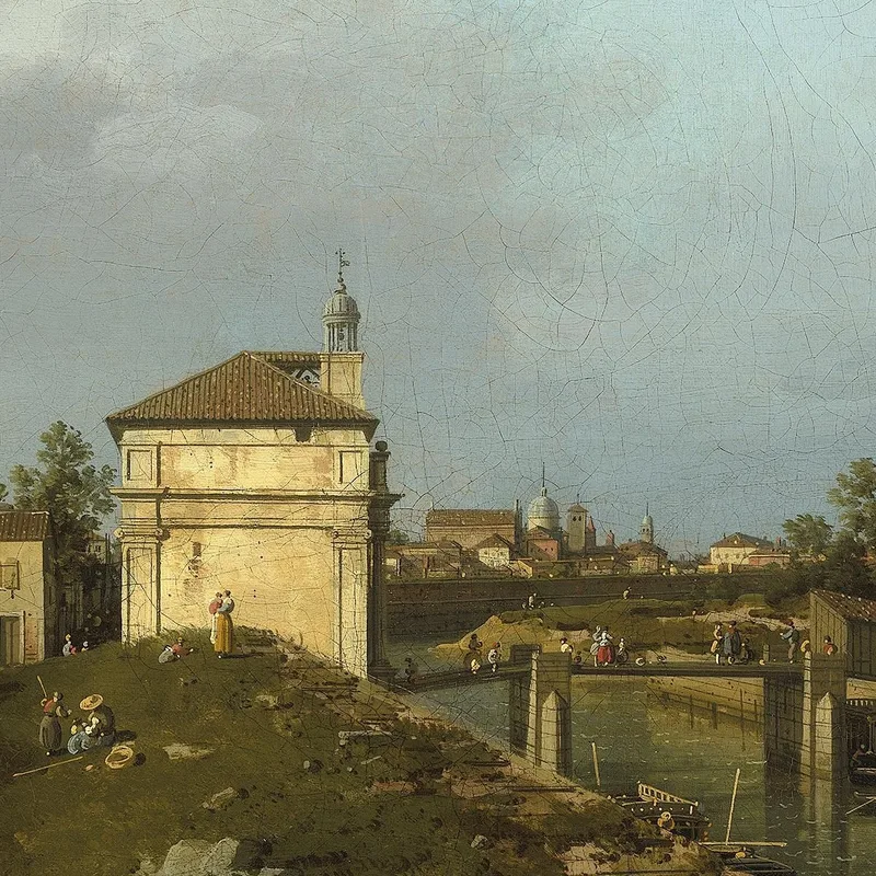 The Porta Portello Padua Canaletto