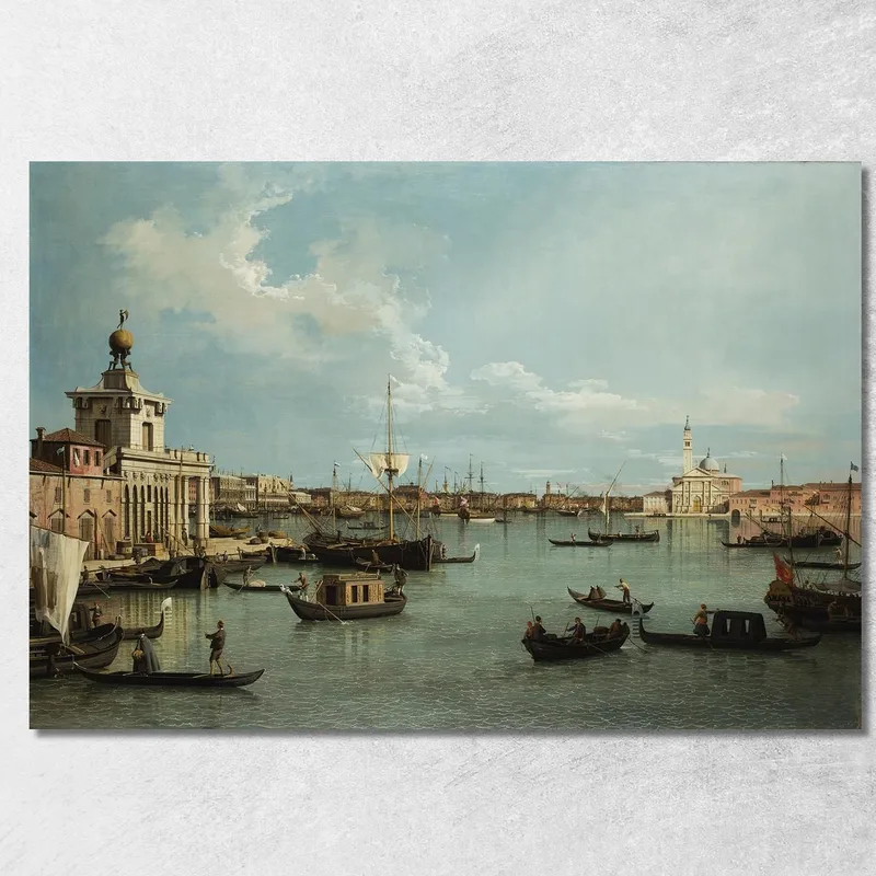 Venice The Bacino Di San Marco From The Canale Della Giudecca Canaletto quadro stampa su tela