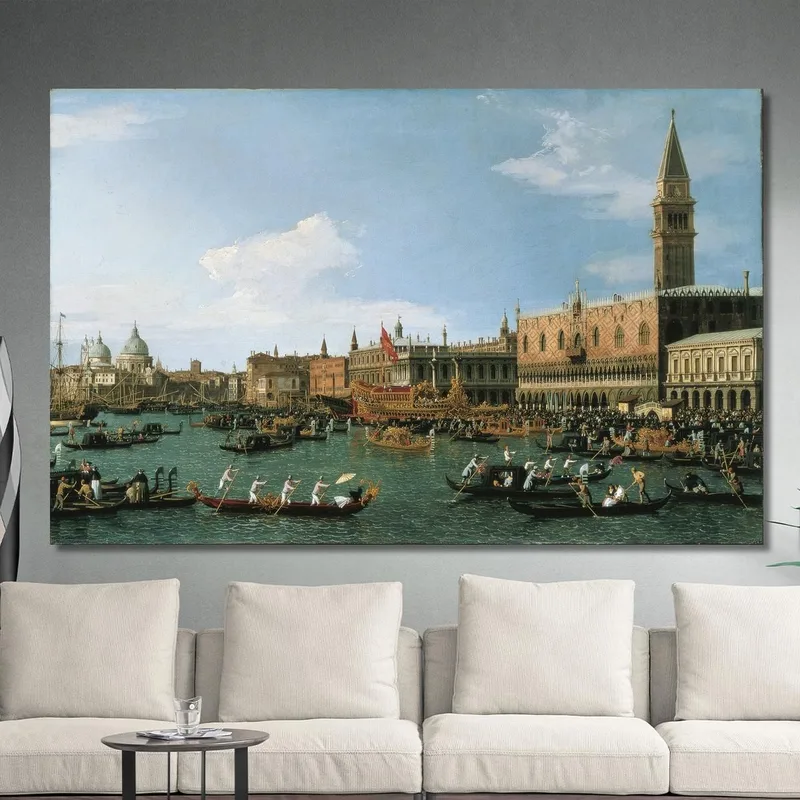 Rückkehr Von Il Bucintoro Am Himmelfahrtstag Canaletto