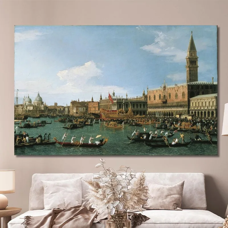 Rückkehr Von Il Bucintoro Am Himmelfahrtstag Canaletto