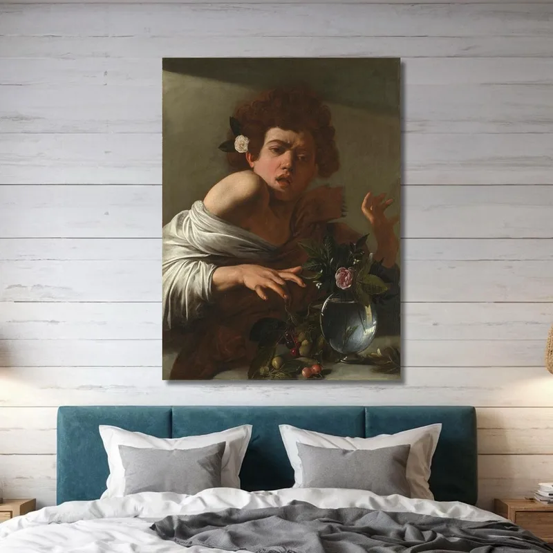 Junge Von Einer Eidechse Gebissen Caravaggio