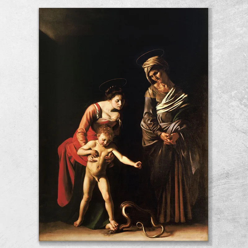 Madonna Col Bambino E Sant'Anna Caravaggio