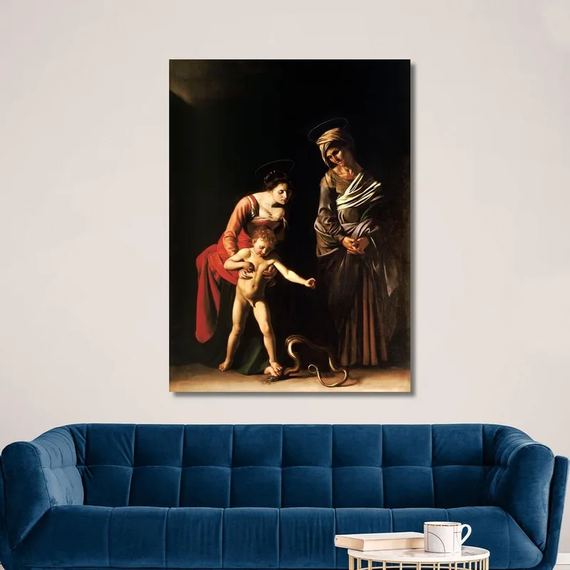 Madonna Col Bambino E Sant'Anna Caravaggio