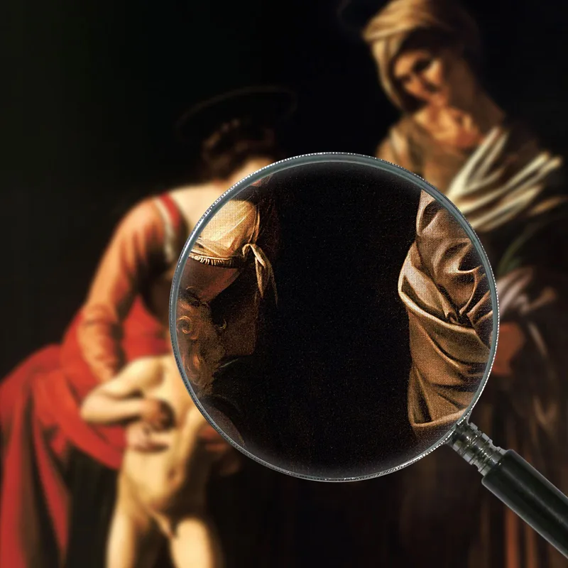 Madonna Col Bambino E Sant'Anna Caravaggio