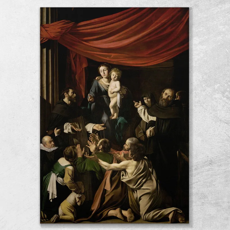 Madonna Of The Rosary Caravaggio