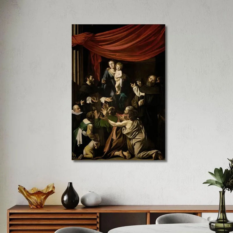 Madonna Of The Rosary Caravaggio