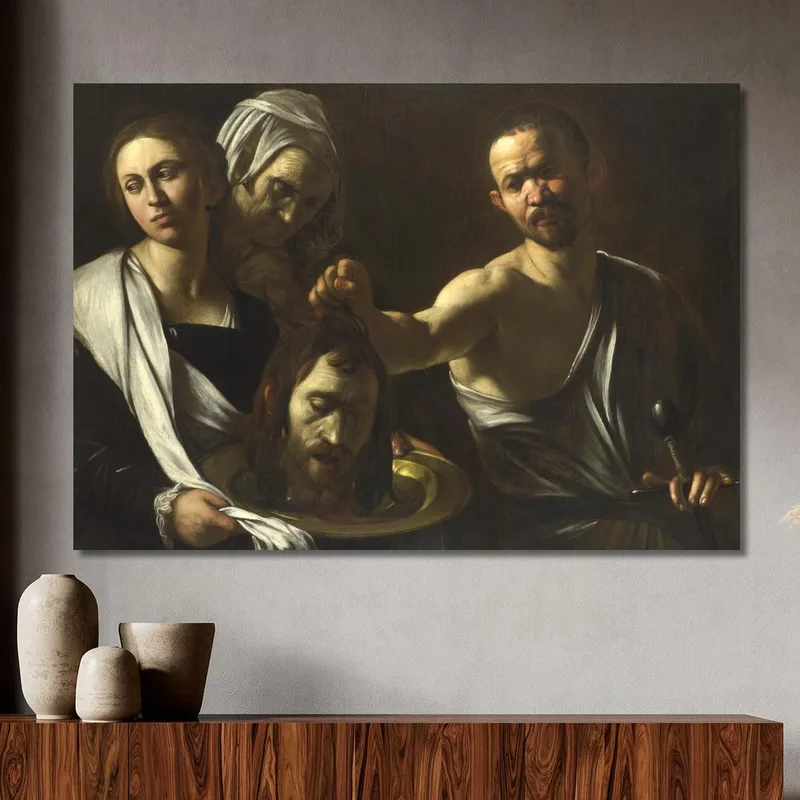 Salomè Riceve La Testa Di San Giovanni Battista Caravaggio