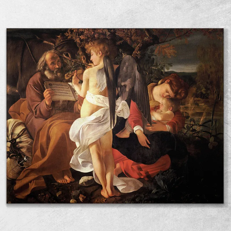 Descanso En La Huida A Egipto Caravaggio