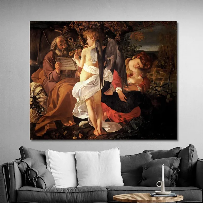 Descanso En La Huida A Egipto Caravaggio