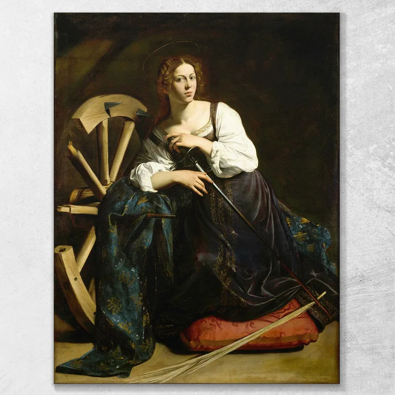 Santa Catalina De Alejandría Caravaggio