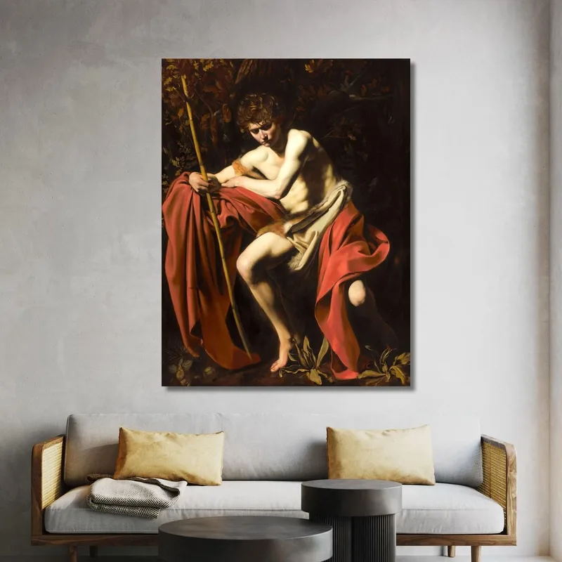 San Juan Bautista En El Desierto Caravaggio
